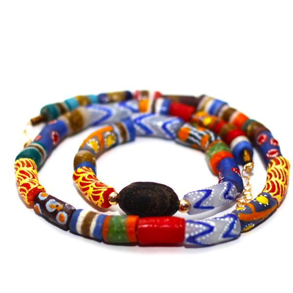 Traditional Medley Krobo Necklace