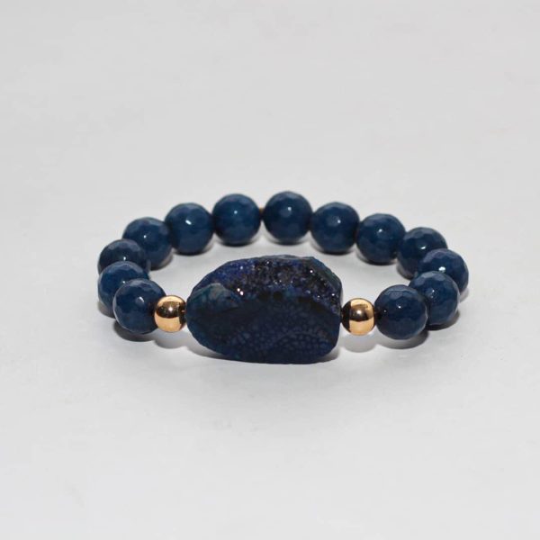 Natural gemstone bracelet