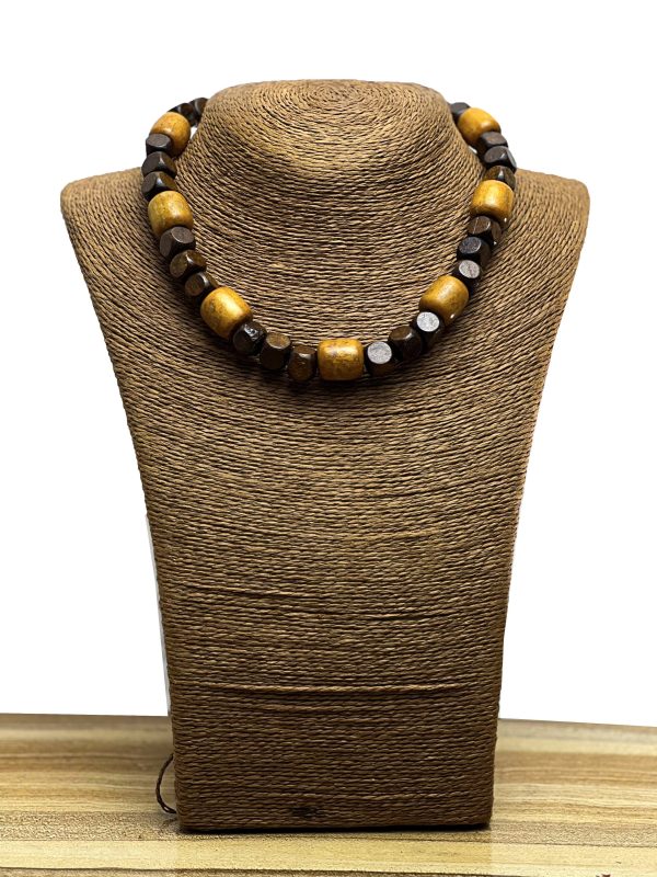 WOOD CHOKER NECKLACE