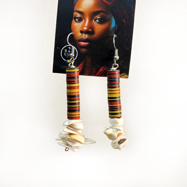 African Disc Earring - Image 5