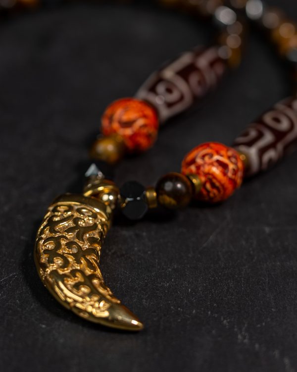 TRIBAL HORN NECKLACE - Image 2