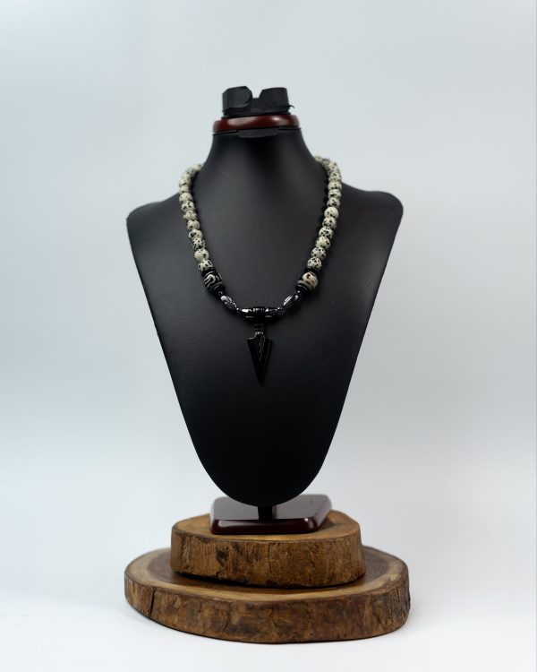 Dalmatian Jasper Pendant Necklace