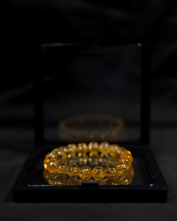 AMBER NATURAL GEMSTONE BRACELET - Image 3