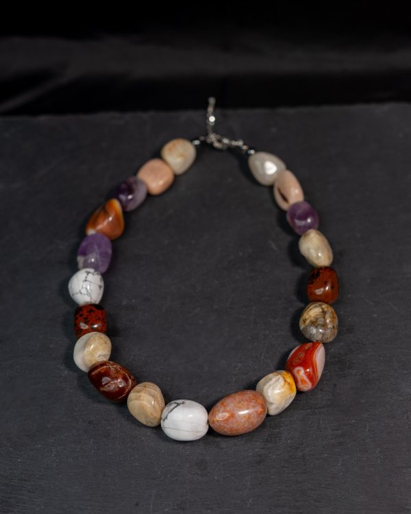 MIXED GEMSTONE NECKLACE - Image 2