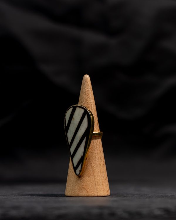 BONE AND BRASS RING