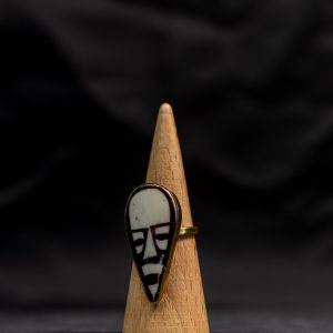 BONE AND BRASS RING