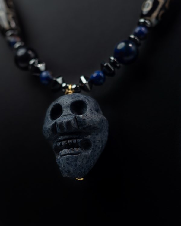 Azure Skull Necklace - Image 2