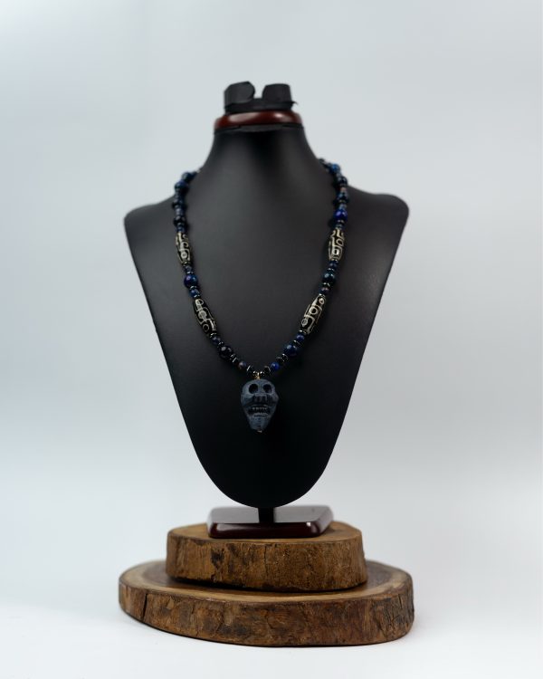 Azure Skull Necklace